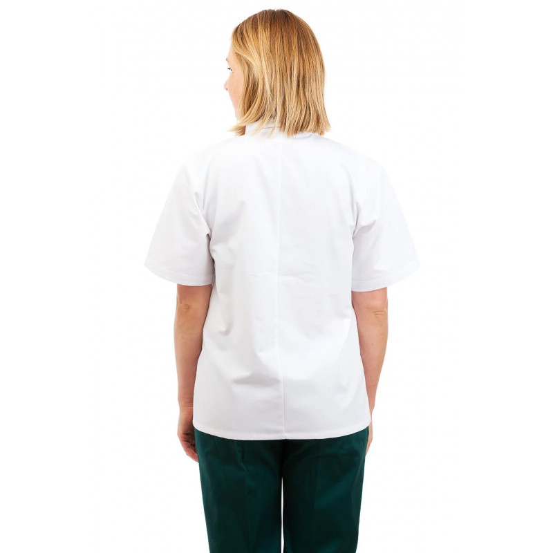 CH30 : Chefs Jacket Short Sleeve White or Black CH30